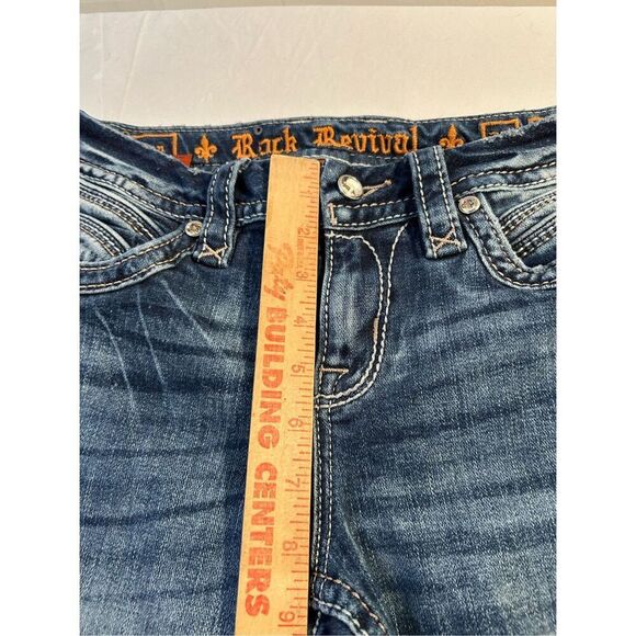 Rock Revival size 25 boot jeans Lichen 8201 denim - Picture 11 of 14